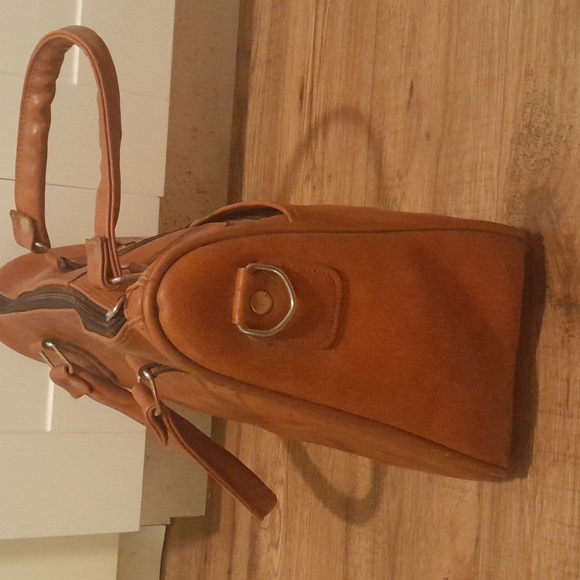 Jetstream light brown leather bag - Picture 2 of 5